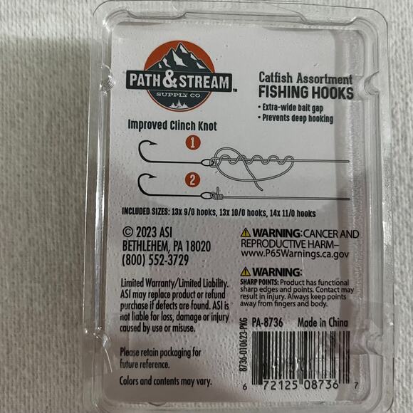 Path & Stream Fishing Bundle: Fishing Tools, Hooks, Line and Foam Torpedo Floats - Picture 7 of 9